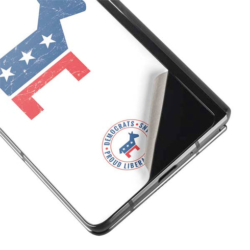 Democrat Donkey Galaxy Z Fold2 5G Skin