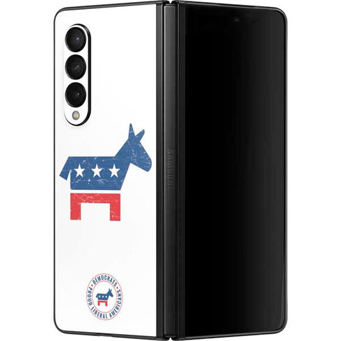 Democrat Donkey Galaxy Z Fold3 5G Skin