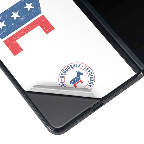 Democrat Donkey Galaxy Z Fold3 5G Skin