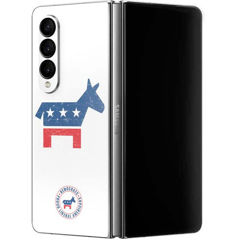 Democrat Donkey Galaxy Z Fold4 5G Skin
