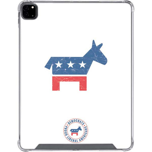 Democrat Donkey iPad Pro 12.9in (2020) Clear Case