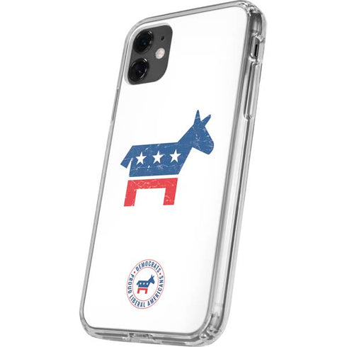 Democrat Donkey iPhone 11 Clear Case