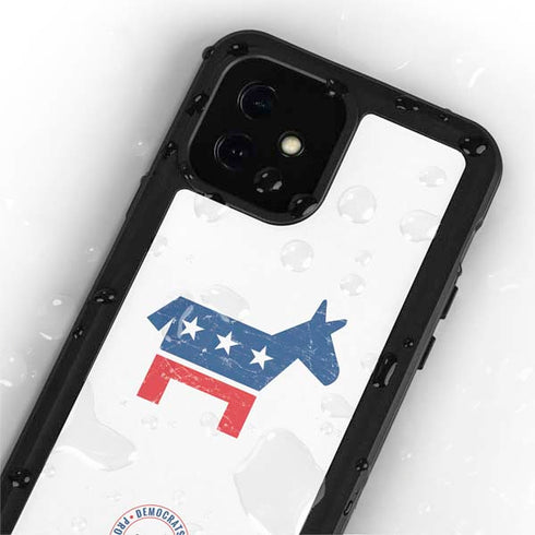 Democrat Donkey iPhone 12 Mini Waterproof Case