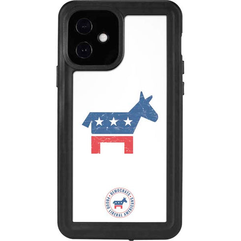 Democrat Donkey iPhone 12 Waterproof Case