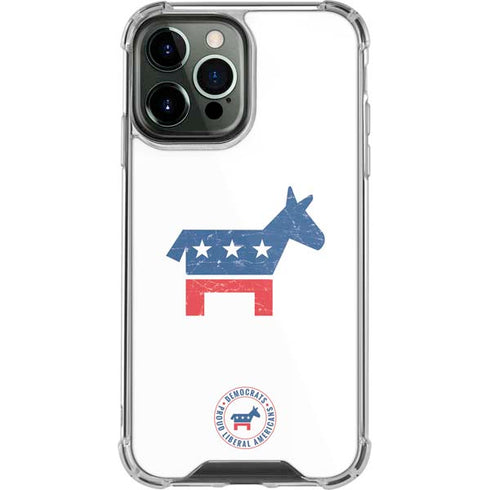 Democrat Donkey iPhone 13 Pro Max Clear Case
