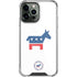 Democrat Donkey iPhone 13 Pro Max Clear Case
