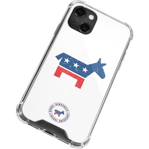 Democrat Donkey iPhone 14 Plus Clear Case