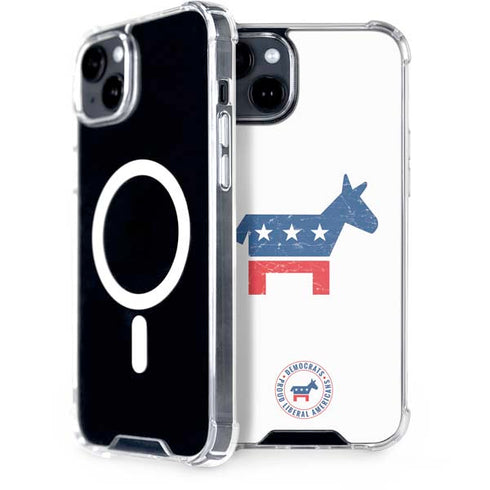 Democrat Donkey iPhone 15 Plus MagSafe Case