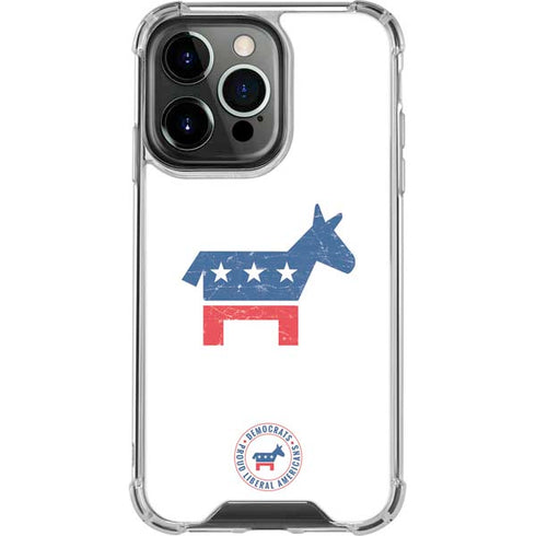 Democrat Donkey iPhone 15 Pro Clear Case