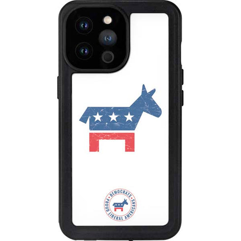 Democrat Donkey iPhone 14 Pro Max Waterproof Case