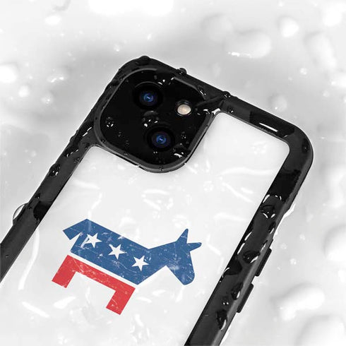Democrat Donkey iPhone 15 Plus Waterproof Case