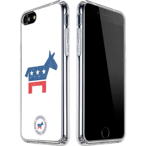 Democrat Donkey iPhone SE (2nd & 3rd Gen) Clear Case