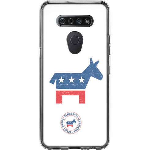 Democrat Donkey LG K51/Q51 Clear Case
