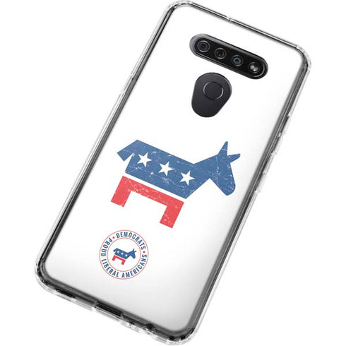 Democrat Donkey LG K51/Q51 Clear Case