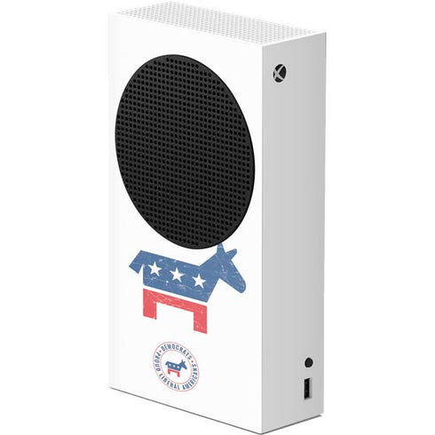 Democrat Donkey Xbox Series S Console Skin