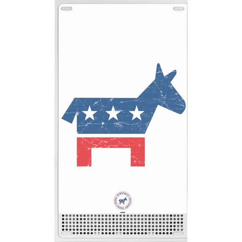 Democrat Donkey Xbox Series S Console Skin