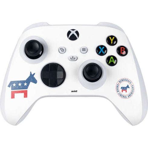 Democrat Donkey Xbox Series S Controller Skin