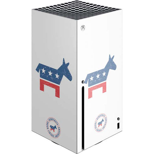 Democrat Donkey Xbox Series X Console Skin