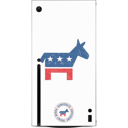 Democrat Donkey Xbox Series X Console Skin