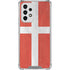 Denmark Flag Distressed Galaxy A53 5G Clear Case