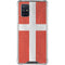 Denmark Flag Distressed Galaxy A71 5G Clear Case