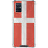 Denmark Flag Distressed Galaxy A71 5G Clear Case