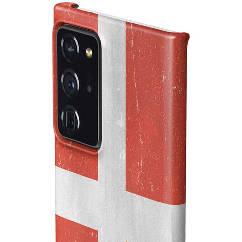 Denmark Flag Distressed Galaxy Note20 Ultra 5G Lite Case