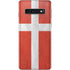 Denmark Flag Distressed Galaxy S10 Skin