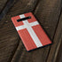 Denmark Flag Distressed Galaxy S10 Skin