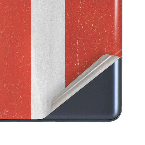 Denmark Flag Distressed Galaxy S20 Fan Edition Skin