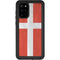 Denmark Flag Distressed Galaxy S20 Plus Waterproof Case
