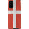 Denmark Flag Distressed Galaxy S20 Pro Case