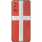 Denmark Flag Distressed Galaxy S20 Skin
