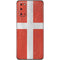 Denmark Flag Distressed Galaxy S20 Skin