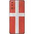 Denmark Flag Distressed Galaxy S20 Skin