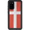 Denmark Flag Distressed Galaxy S20 Waterproof Case