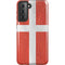 Denmark Flag Distressed Galaxy S21 5G Pro Case