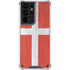 Denmark Flag Distressed Galaxy S21 Ultra 5G Clear Case