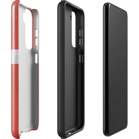 Denmark Flag Distressed Galaxy S22 Plus Pro Case