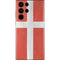 Denmark Flag Distressed Galaxy S22 Ultra Skin