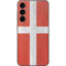 Denmark Flag Distressed Galaxy S23 FE Skin