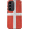 Denmark Flag Distressed Galaxy S23 Pro Case