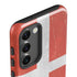 Denmark Flag Distressed Galaxy S23 Pro Case