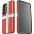 Denmark Flag Distressed Galaxy S23 Pro Case