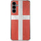 Denmark Flag Distressed Galaxy S24 Plus Clear Case