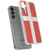 Denmark Flag Distressed Galaxy S24 Plus Clear Case