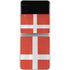 Denmark Flag Distressed Galaxy Z Flip4 5G Skin