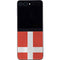 Denmark Flag Distressed Galaxy Z Flip5 5G Skin