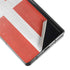 Denmark Flag Distressed Galaxy Z Fold2 5G Skin