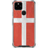 Denmark Flag Distressed Google Pixel 4a 5G Clear Case